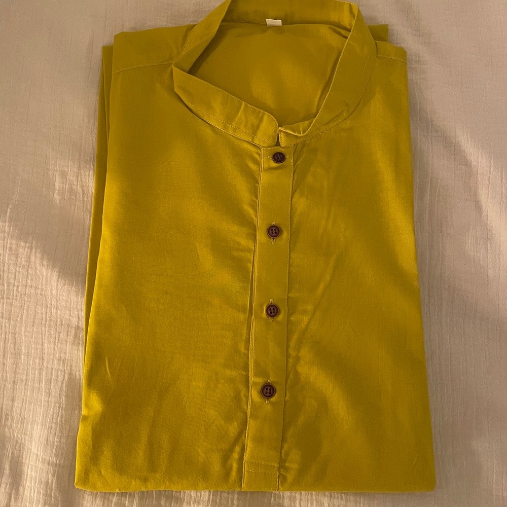 Men’s Yellow Kurta Set